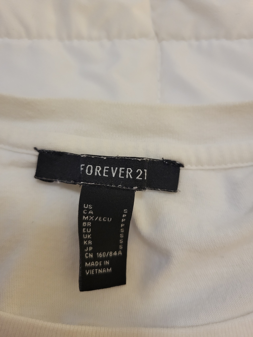 Forever 21 White Short Sleeve Tee with Watermelon Patch - Picture 6 of 6